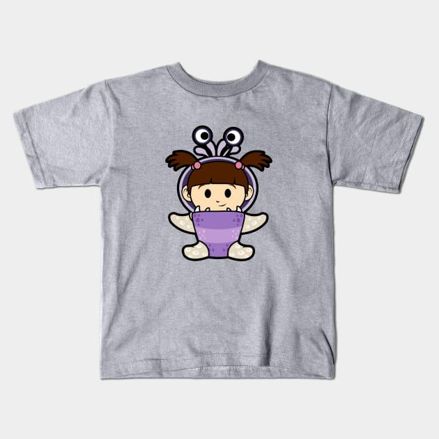 Boo Monsters Inc Kids T-Shirt by liora natalia